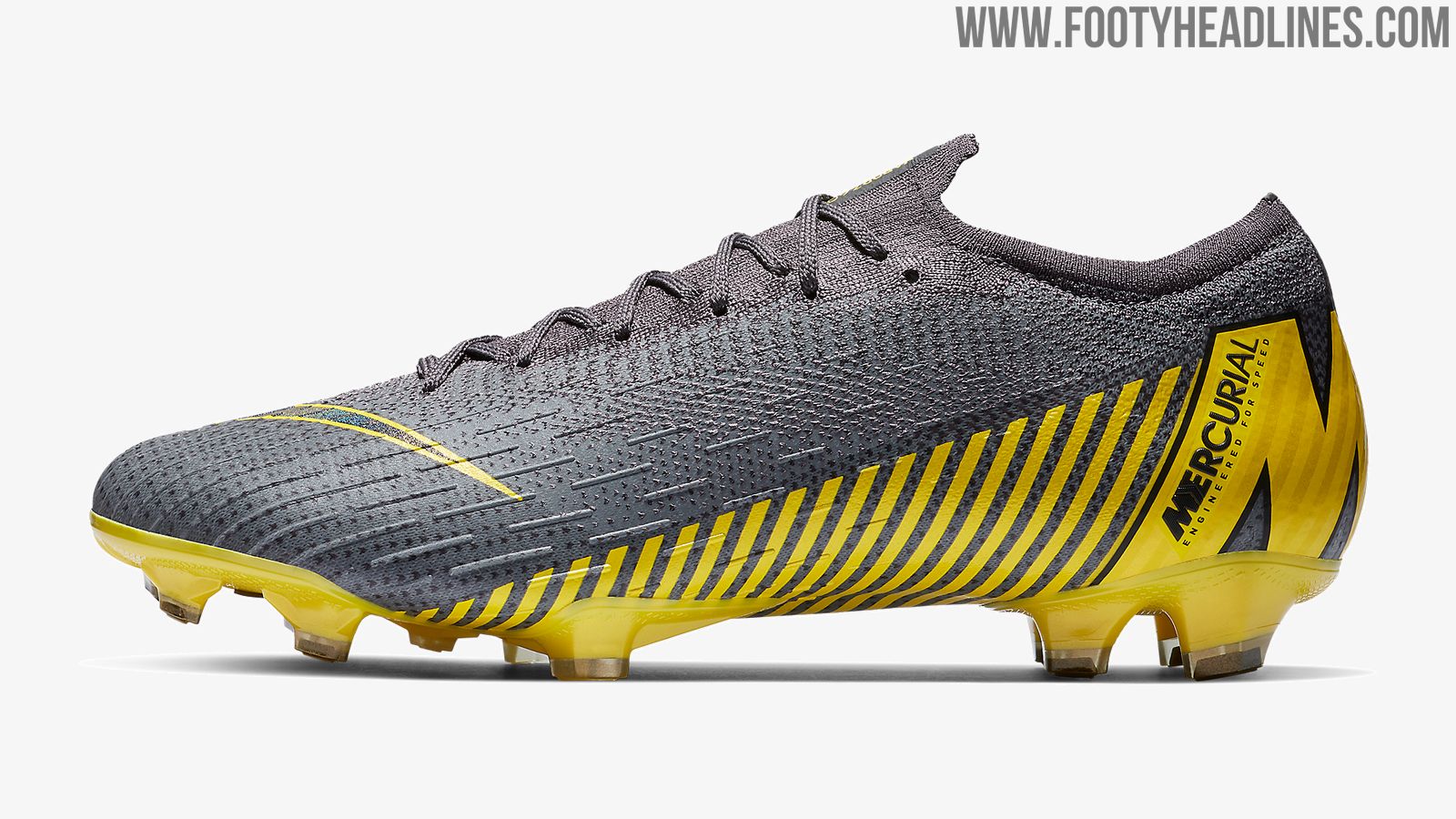 Grey and deals yellow nike boots